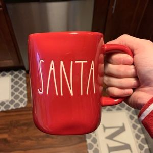 Rae Dunn Dining - Rae Dunn Christmas 2019 Santa Mug RED Rae Dunn Dining - Rae Dunn Christmas 2019 Santa Mug RED